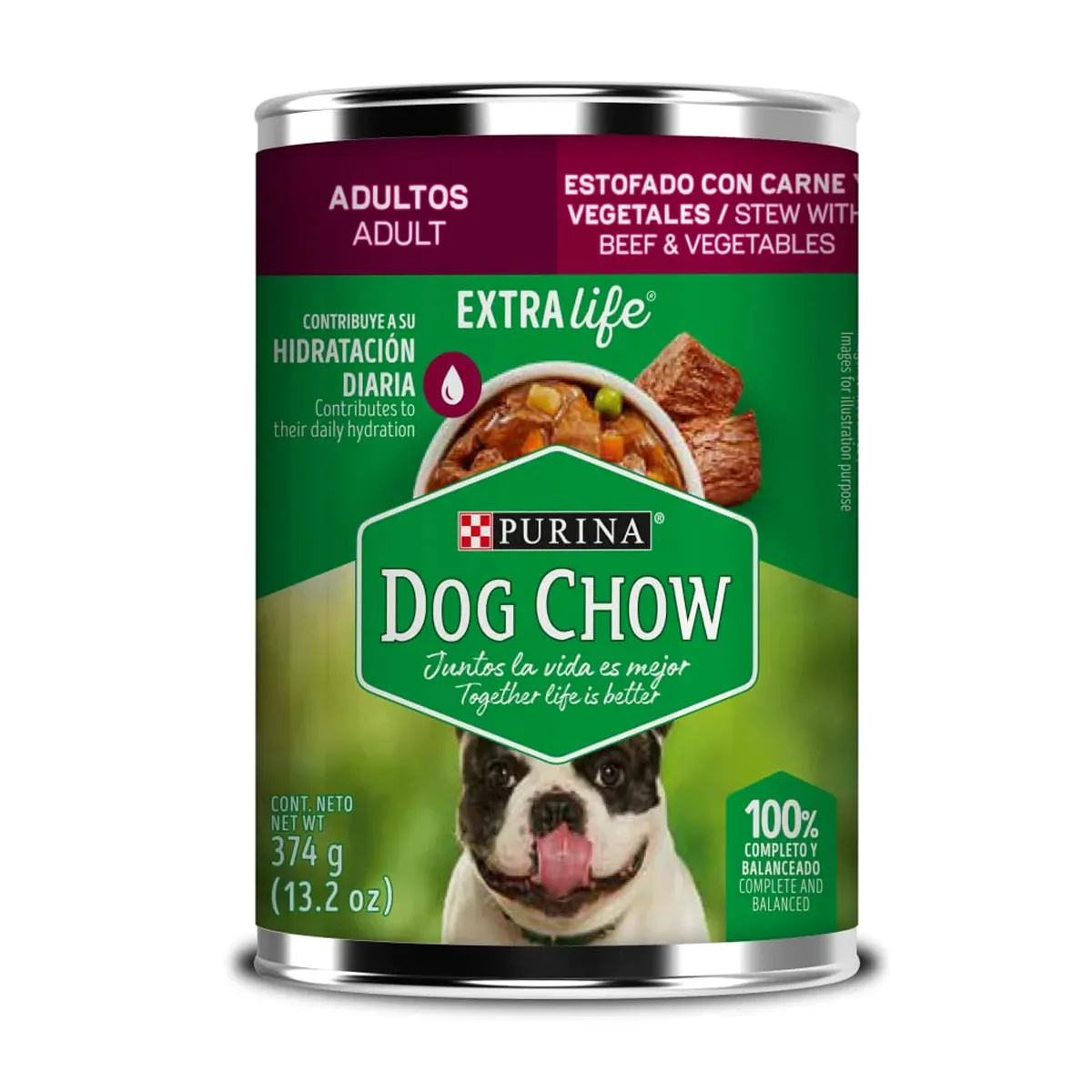 Dog Chow Estofado de res 374g (13.2onz)