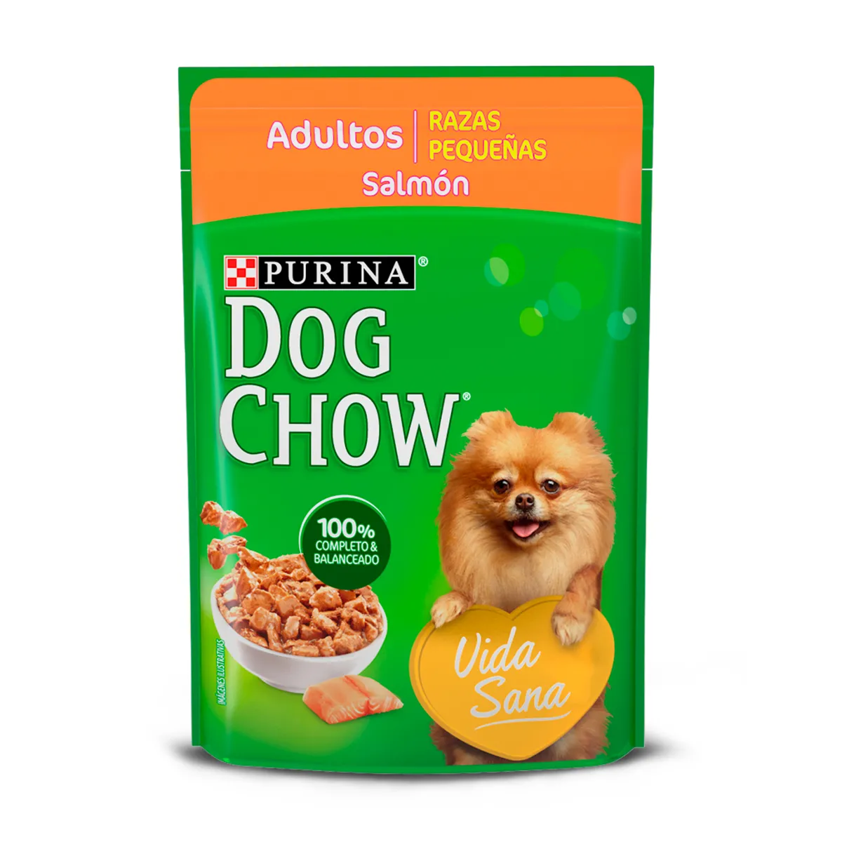 Dog chow adulto raza pequeña Salmon 100g