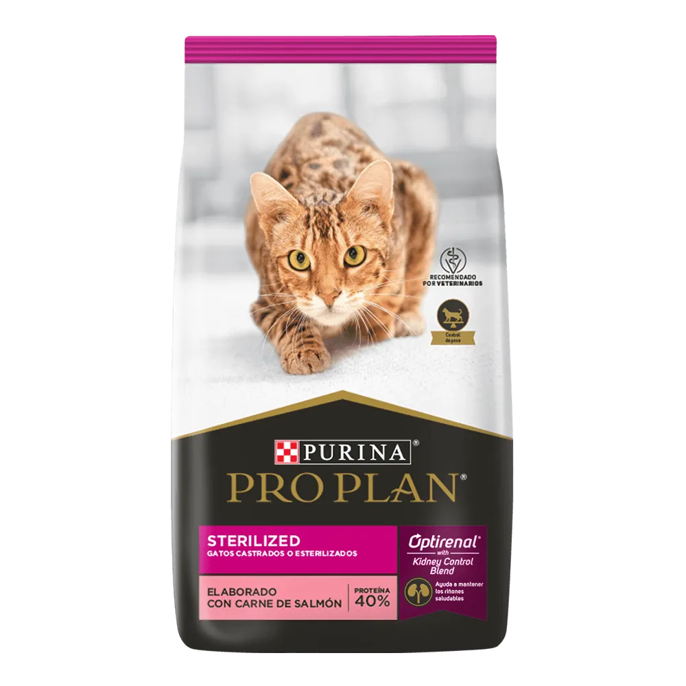 P.PRO PLAN Gato Esterilizado Optirenal Salmon 3 kg
