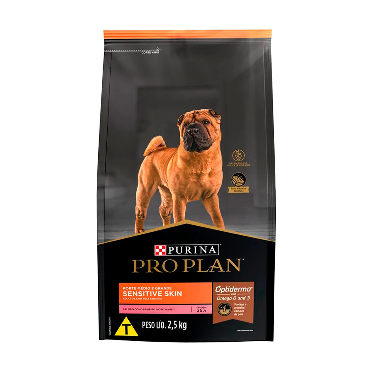 P.PRO PLAN A.Piel Sensible Raza Mediana y Grande  Bolsa 3 kg