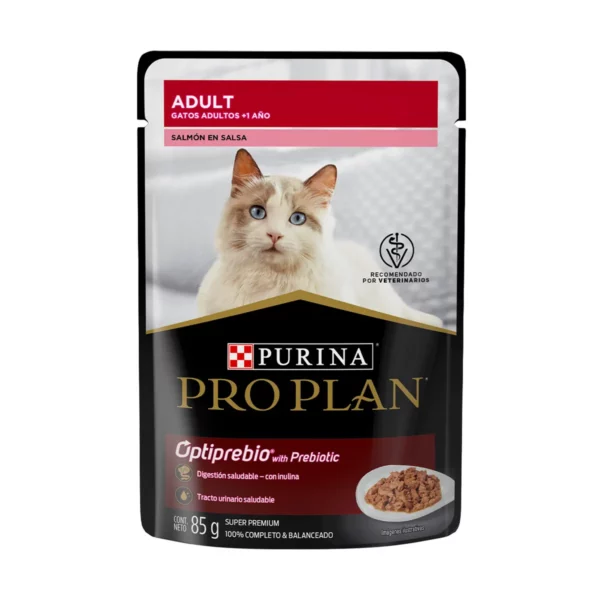 Purina ProPlan Adulto Cat Optiprebio Salmon Sobre 85 gr (3 oz)