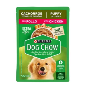 Dog chow cachorro pollo 100g