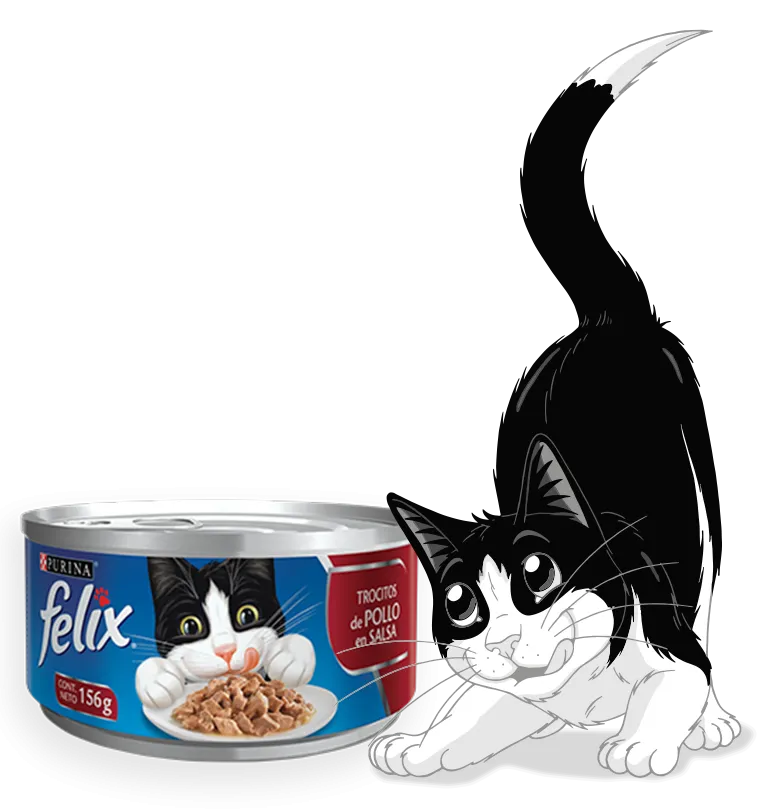 Felix Trocitos de pollo en salsa (Rojo) 156 g