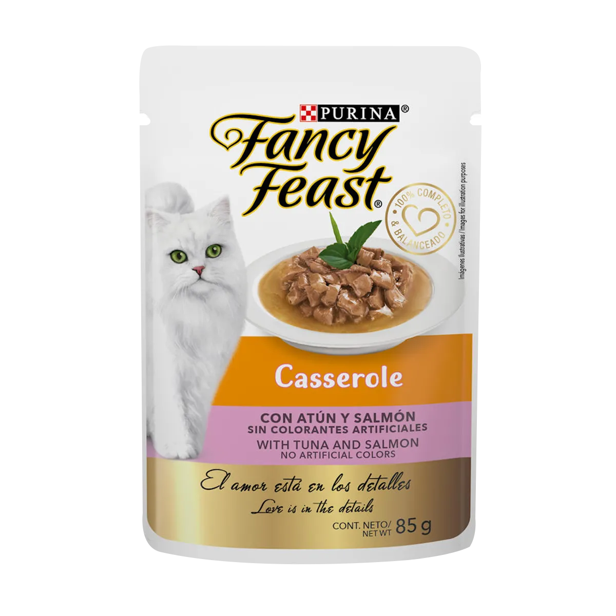 Fancy Feast cazuela Con Atun y Salmon 85 gr